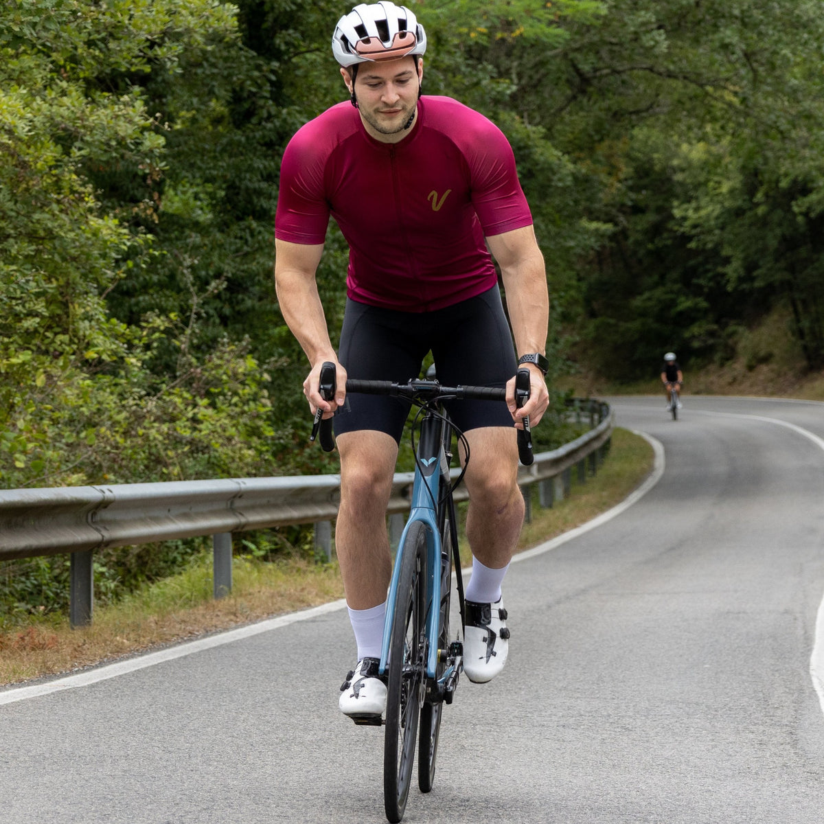 The V Jersey – Red Plum