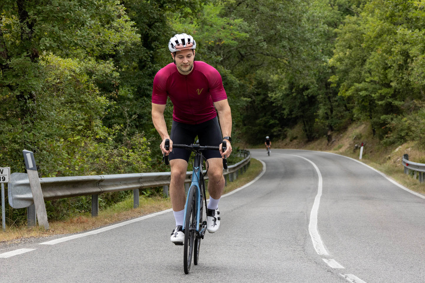 The V Jersey – Red Plum