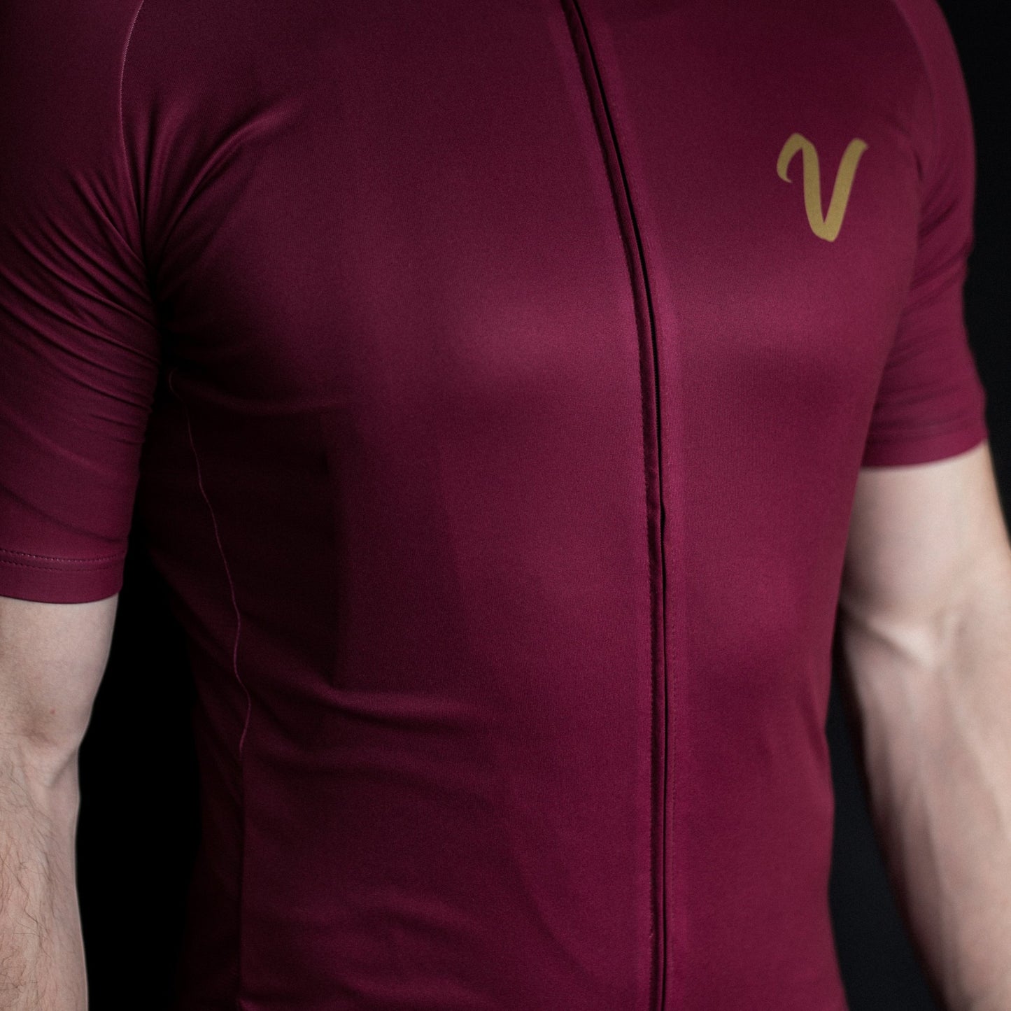 The V Jersey – Red Plum