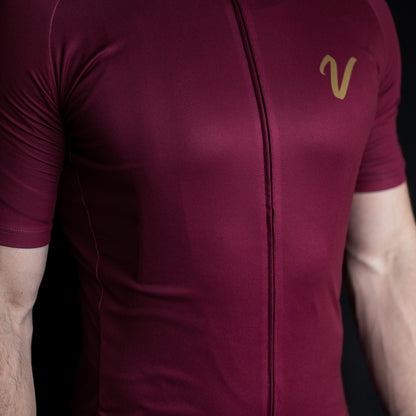 The V Jersey – Red Plum