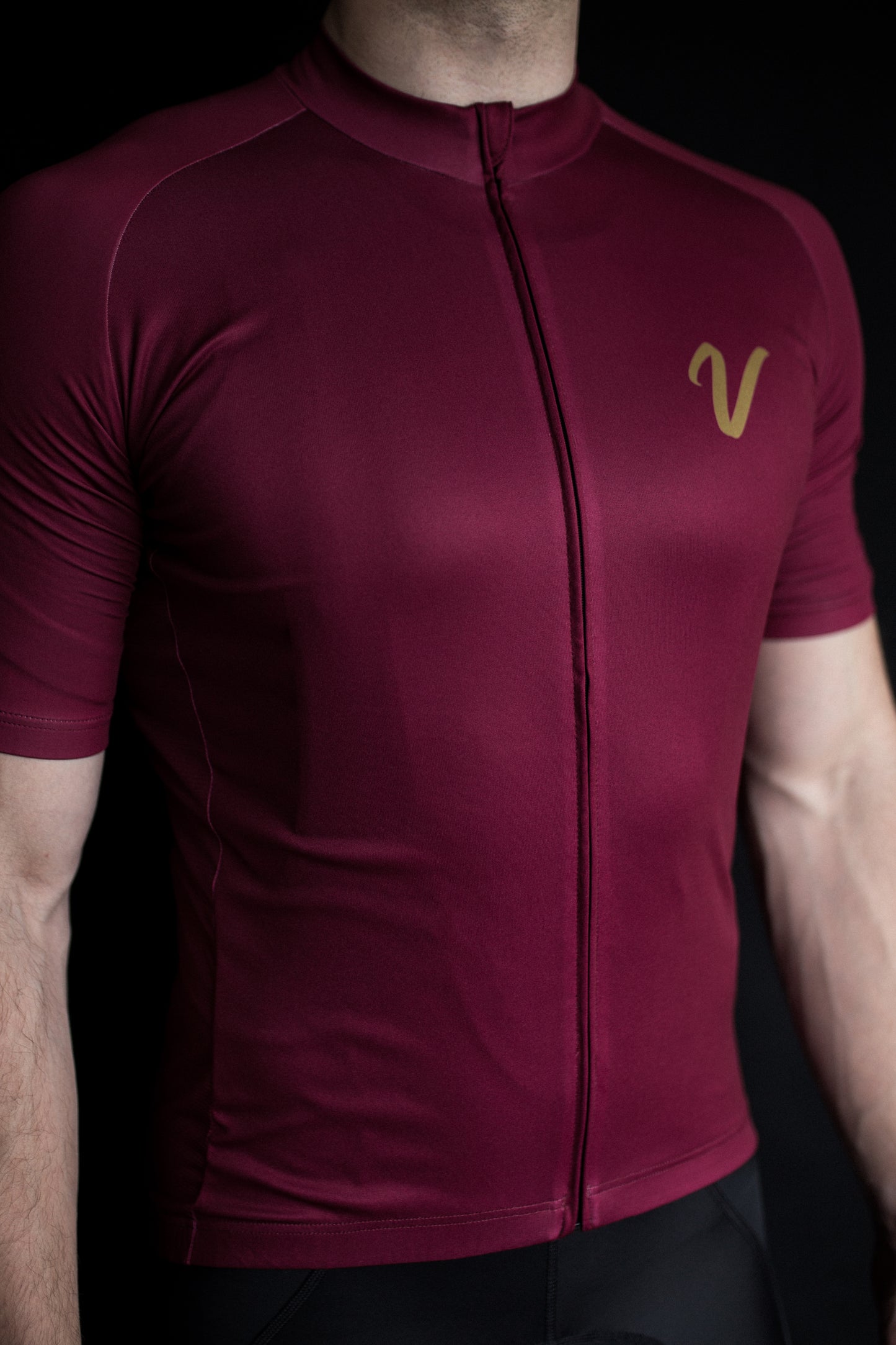The V Jersey – Red Plum